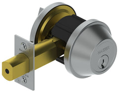 HAGER Hager Hinge 321526D Single Cylinder Deadbolt Satin Chrome
