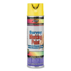 Aervoe 202 Yellow Survey Marking Paint 20-oz 12 Can Case