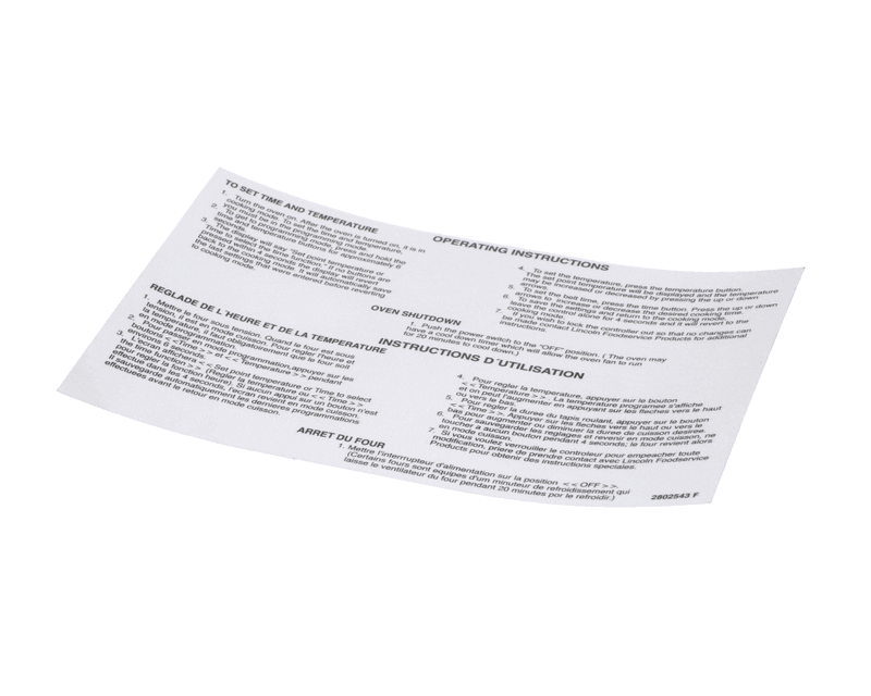 LINCOLN 2802543 HOUSEWARES & COOKING