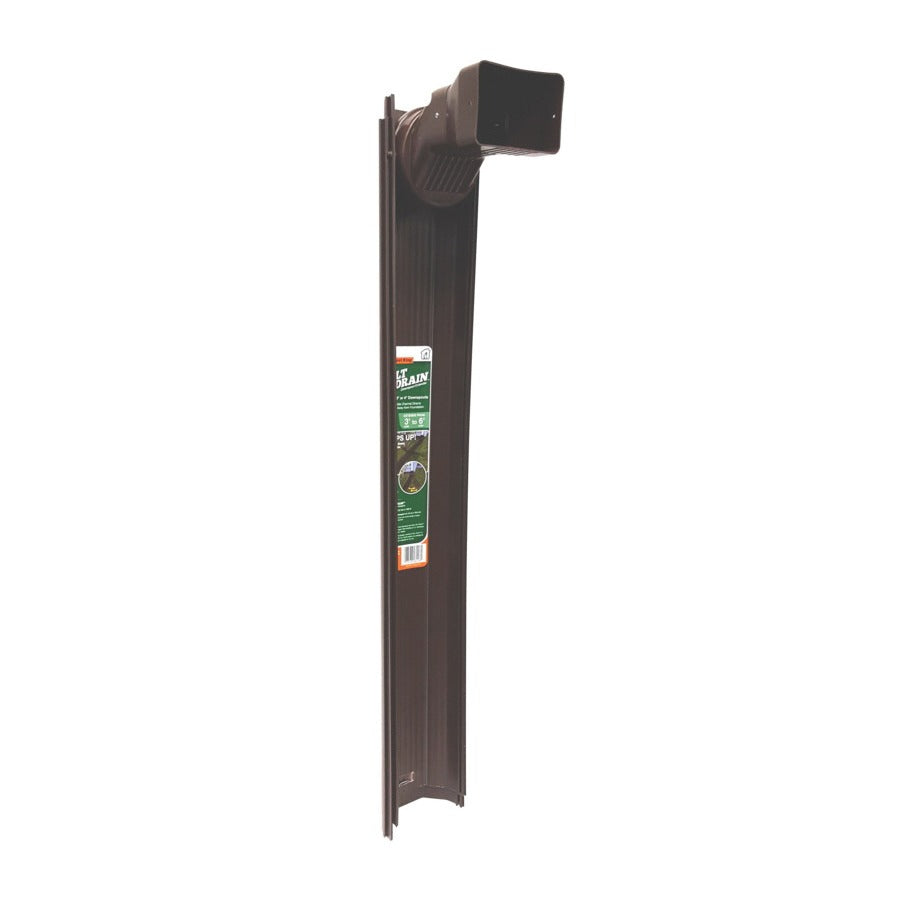 FROST KING Frost King GWS3B Tilt Plastic Drain Away Downspout Extender 6 ft