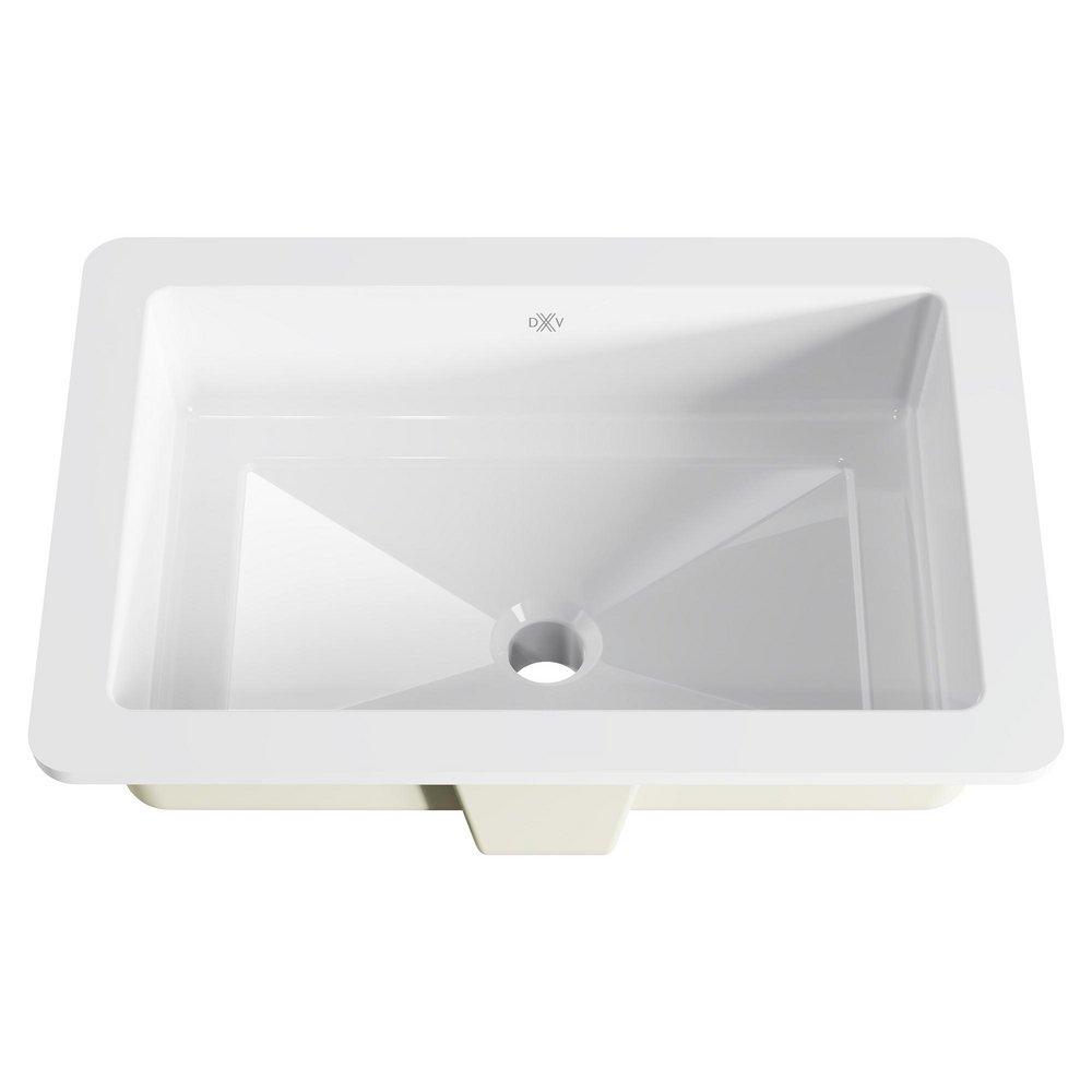 AMERICAN STANDARD DXV BY AMERICAN STANDARD D20050000.415 Pop Rectangle Undercounter Bathroom Sink Canvas White 20-7/8 x 14-5/8 x 7-1/2 * CLEARANCE *