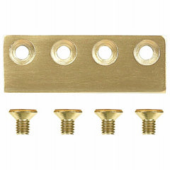 NATIONAL HARDWARE National Mfg N700-107 Sliding Door Adaptor Brushed Gold