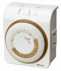 SOUTHWIRE Southwire Coleman Cable 50004WD 2-outlet Mechanical Timer
