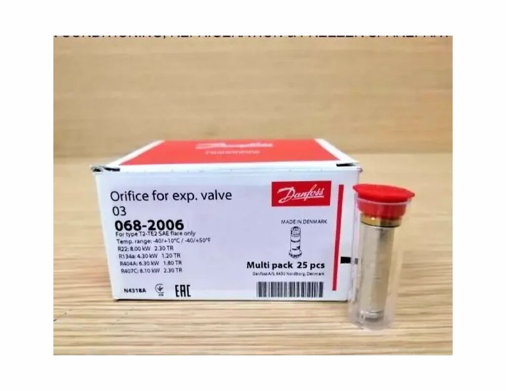 DANFOSS 068-2006 EXPANSION VALVE ORIFICES