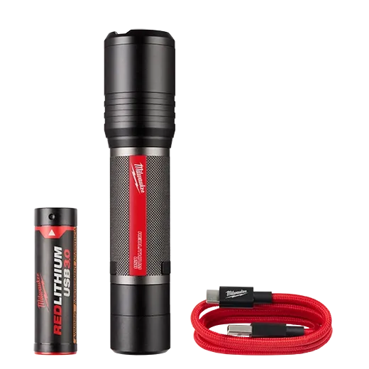 MILWAUKEE Milwaukee 2162-21 REDLITHIUM USB 2,000L Slide Focus Flashlight