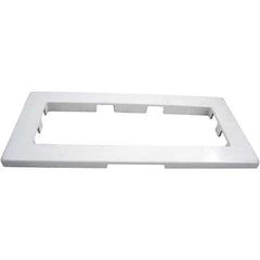 WATERWAY PLASTICS Waterway Plastics 519-9540 Skimmer Faceplate Cover Power Vinyl Wide Mouth Replacement MPN