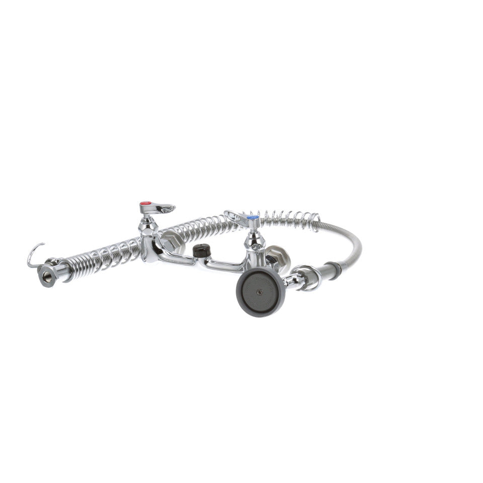 T&S BRASS T&S Brass B-0133 Easy-Install Pre-Rinse Unit 1.15 GPM 8 Hole Center