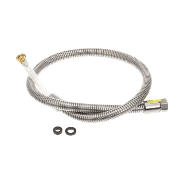 T&S BRASS T&S Brass B-0044-H2A Lead-Free Polyurethane/Stainless Steel Hose without Grip Handle