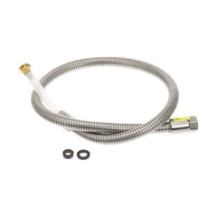 T&S BRASS T&S Brass B-0044-H2A Lead-Free Polyurethane/Stainless Steel Hose without Grip Handle