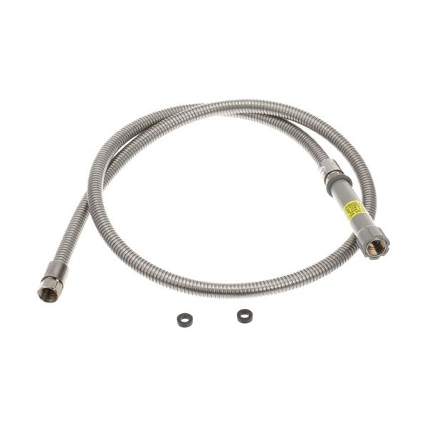 T&S BRASS T&S Brass B-0068-H Flexible Stainless Steel Hose, 68
