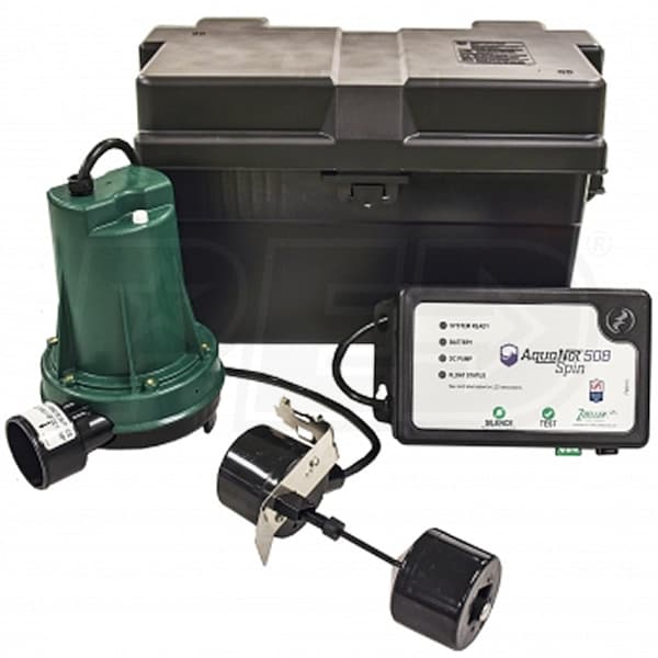 ZOELLER Zoeller 508-0005 Aquanot Battery Back-Up System 12 Volts