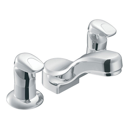 MOEN Moen 8889 M-Press Two Handle Widespread Metering Bathroom Sink Faucet in Chrome