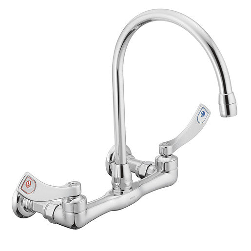 MOEN Moen 8126 M-Dura Two Handle Bathroom Sink Faucet in Chrome