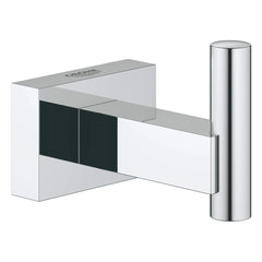 GROHE GROHE 40511001 Essentials Cube 1 Robe Hook in StarLight Chrome