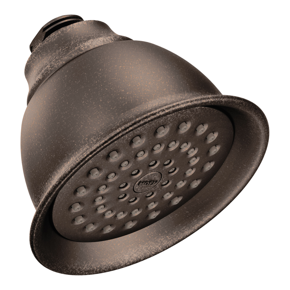 MOEN Moen 6302ORB Shower Head Oil Rubbed Bronze 2.5 GPM 4-3/8 Diameter Standard