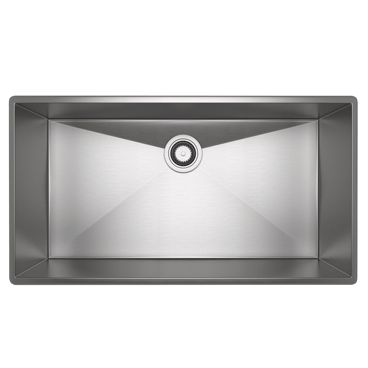 ROHL ROHL RSS3318SB Lombardia 34-1/2 x 19-1/2 in. No Hole Stainless Steel Single Bowl Dual Mount Kitchen Sink