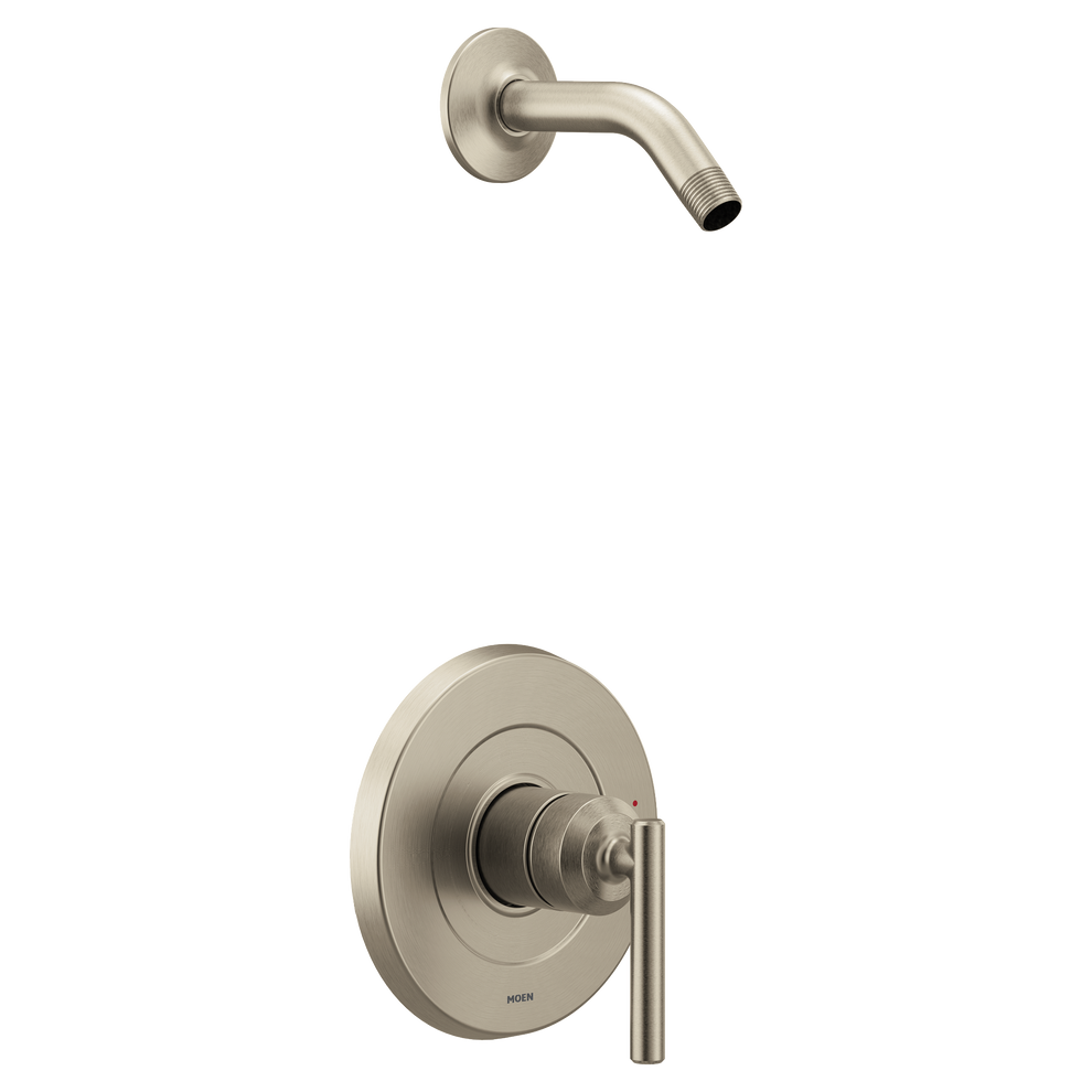 MOEN Moen UT2902NHBN Gibson M-CORE 2-Series 1-Handle Shower Trim Kit in Brushed Nickel