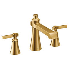 MOEN Moen TS926BG Flara Two Handle Roman Tub Faucet in Brushed Gold (Trim Only)