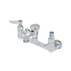 T&S BRASS T&S Brass B-0674-RGH Service Sink Faucet, 14.98 gpm, 8 in Center, Rough Chrome
