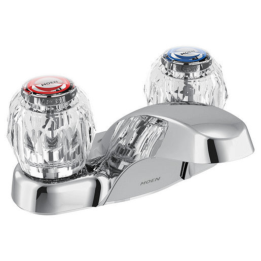 MOEN Moen 64900 Chateau Two Handle Centerset Bathroom Sink Faucet in Chrome