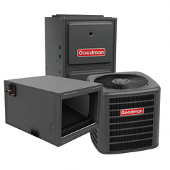 GOODMAN GOODMAN 2.5 Ton Air Conditioner, Coil System, Furnance Horizontal Flow - R-32