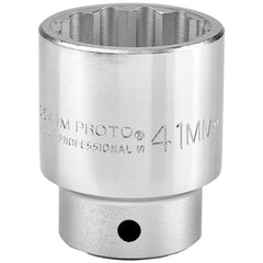 PROTO Proto J5541M 41mm 3/4 Drive 12-point Hand Socket