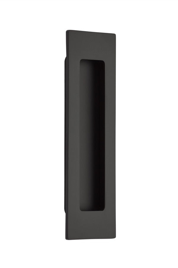 EMTEK Emtek 220306US19 Modern Rectangular Flush Pull Flat Black