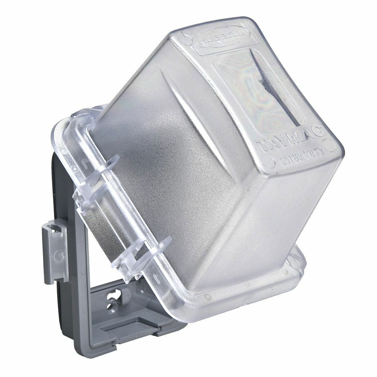 TAYMAC TayMac MM720C 1-Gang Weatherproof In-Use Cover, EXTRA DUTY, 16-in-1, 4-3/4 in. Deep, Clear