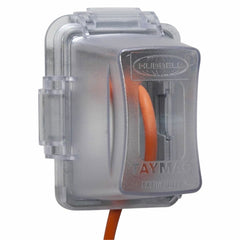 TAYMAC TayMac MM720C 1-Gang Weatherproof In-Use Cover, EXTRA DUTY, 16-in-1, 4-3/4 in. Deep, Clear