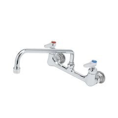 T&S BRASS T&S Brass B-0231-CR 8 Wall Mount Faucet 1/2 NPT Female Inlets