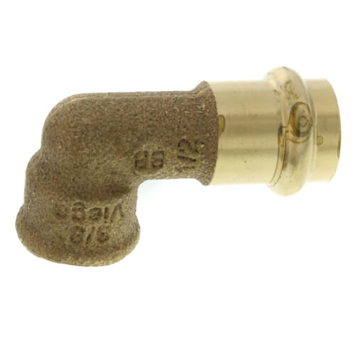 VIEGA Viega 79520 1/2 ProPress x 3/8 Female Bronze 90 Elbow (Lead Free)