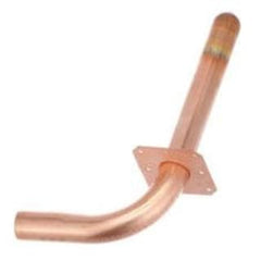 VIEGA Viega 19786 1/2 Copper Elbow Stub-Out 90 ProPress w/ Wall Plate