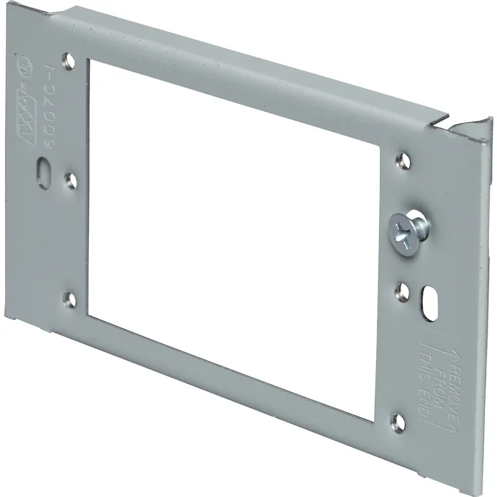LEGRAND Wiremold G6007C-1 6000 Series Single-Gang Device Plate Fitting Gray