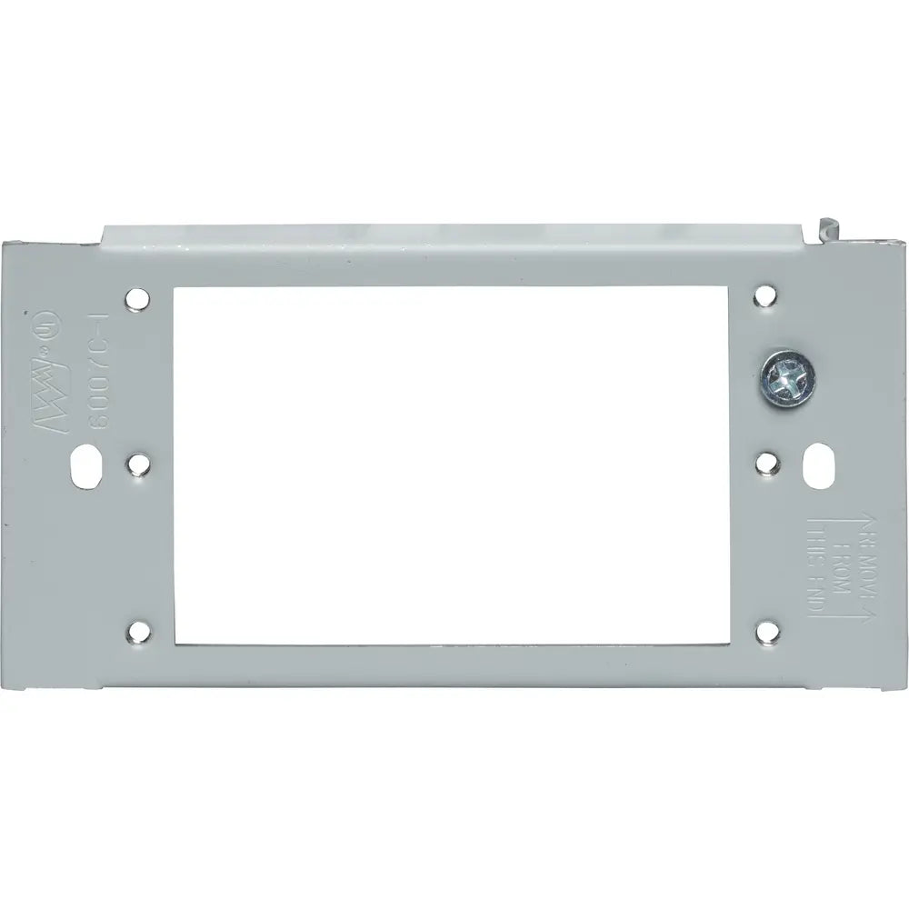 LEGRAND Wiremold G6007C-1 6000 Series Single-Gang Device Plate Fitting Gray