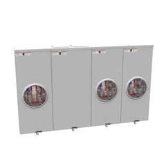 MILBANK Milbank U2873-XT-5T9 Meter Socket 200 Amp 1 Phase Ringless Lever 5 Term 3 Position OH or UG with Center Wireway 300V
