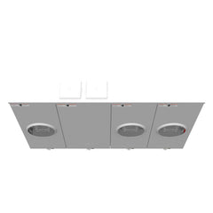 MILBANK Milbank U2873-XT-5T9 Meter Socket 200 Amp 1 Phase Ringless Lever 5 Term 3 Position OH or UG with Center Wireway 300V
