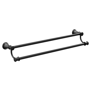 MOEN Moen YB6422BL Belfield Matte Black 24 Double Towel Bar