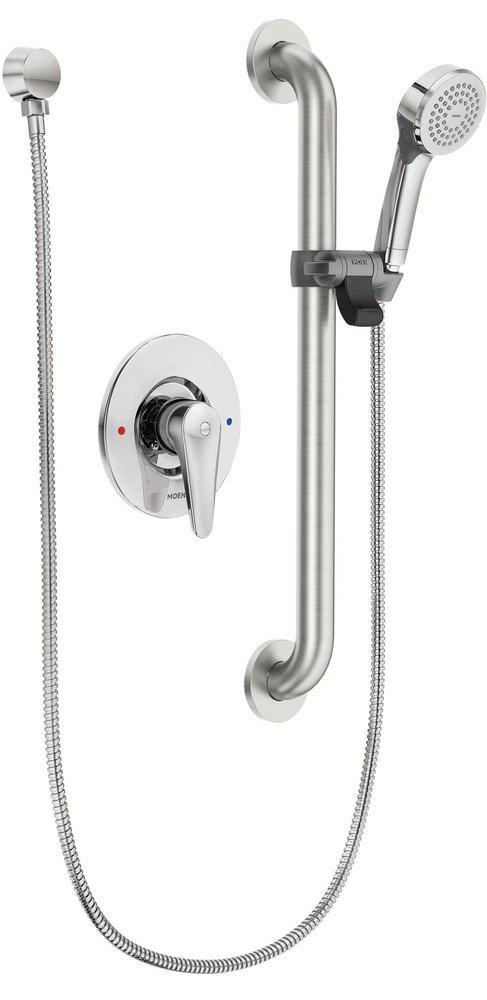 MOEN Moen T9346GBM15 M-Dura One Handle Single Function Shower Faucet in Polished Chrome (Trim Only)