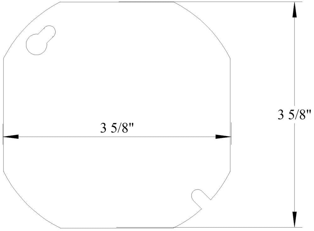 MULBERRY Mulberry 11101 Round Blank Cover 4IN