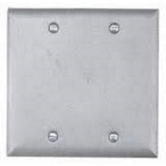 MULBERRY Mulberry 30283 2 Gang Blank Aluminum Cover Whirlpool in Grey