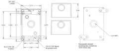 MULBERRY Mulberry 30203 Weatherproof Box 1G 3 Outlets 1/2 in Hub