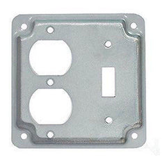 MULBERRY Mulberry 11413 Steel Toggle Duplex Receptacle Cover