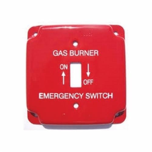 MULBERRY Mulberry 41025 4 in. Square Single Gang Steel Gas Burner Cover
