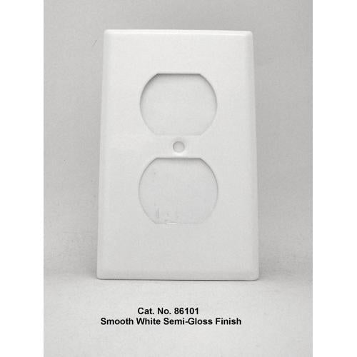 MULBERRY Mulberry 86101 Rectangular Standard Receptacle Wall Plate 1 Gang 2-3/4 in W x 4-1/2 in H