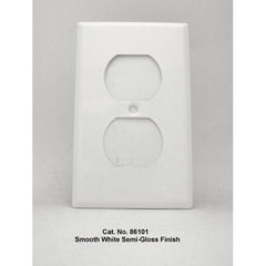 MULBERRY Mulberry 86101 Rectangular Standard Receptacle Wall Plate 1 Gang 2-3/4 in W x 4-1/2 in H