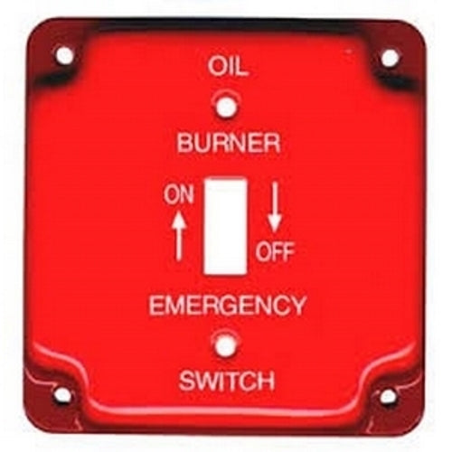MULBERRY Mulberry 41006 1-Gang Steel Oil Burner Cover