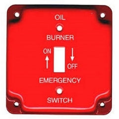 MULBERRY Mulberry 41006 1-Gang Steel Oil Burner Cover