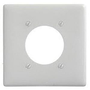 MULBERRY Mulberry 86222 2GANG WHITE SINGLE RECEPTACLE PLATE
