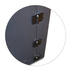 MULTIPLE Multiple WM3019-16-02D Swing Out Wallmount Cabinet 16U Deep Black W/Fan