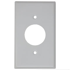MULBERRY Mulberry 97091 1 Gang Stainless Steel Receptacle Wallplate